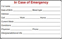 Emergency Contact Info