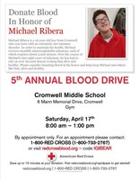 5th Annual Blood Drive